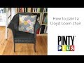 How to paint a Lloyd Loom chair