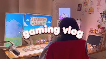 🍓cozy gaming vlog // unboxing fifine k688 + bm88, playing marvel rivals, and watching anime