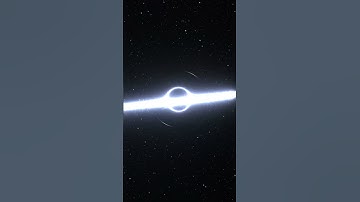 How a black hole accretion disk forms... #shorts #space #spacesimulation #blackhole  #spacesim #nasa