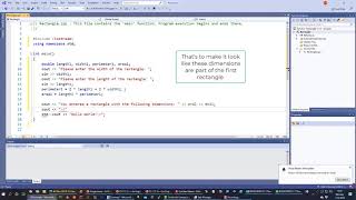 Assignment 1, Rectangles