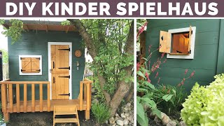 Spielhaus selber bauen - DIY Anleitung - Kinder Holzhaus für den Garten - Gartenhaus