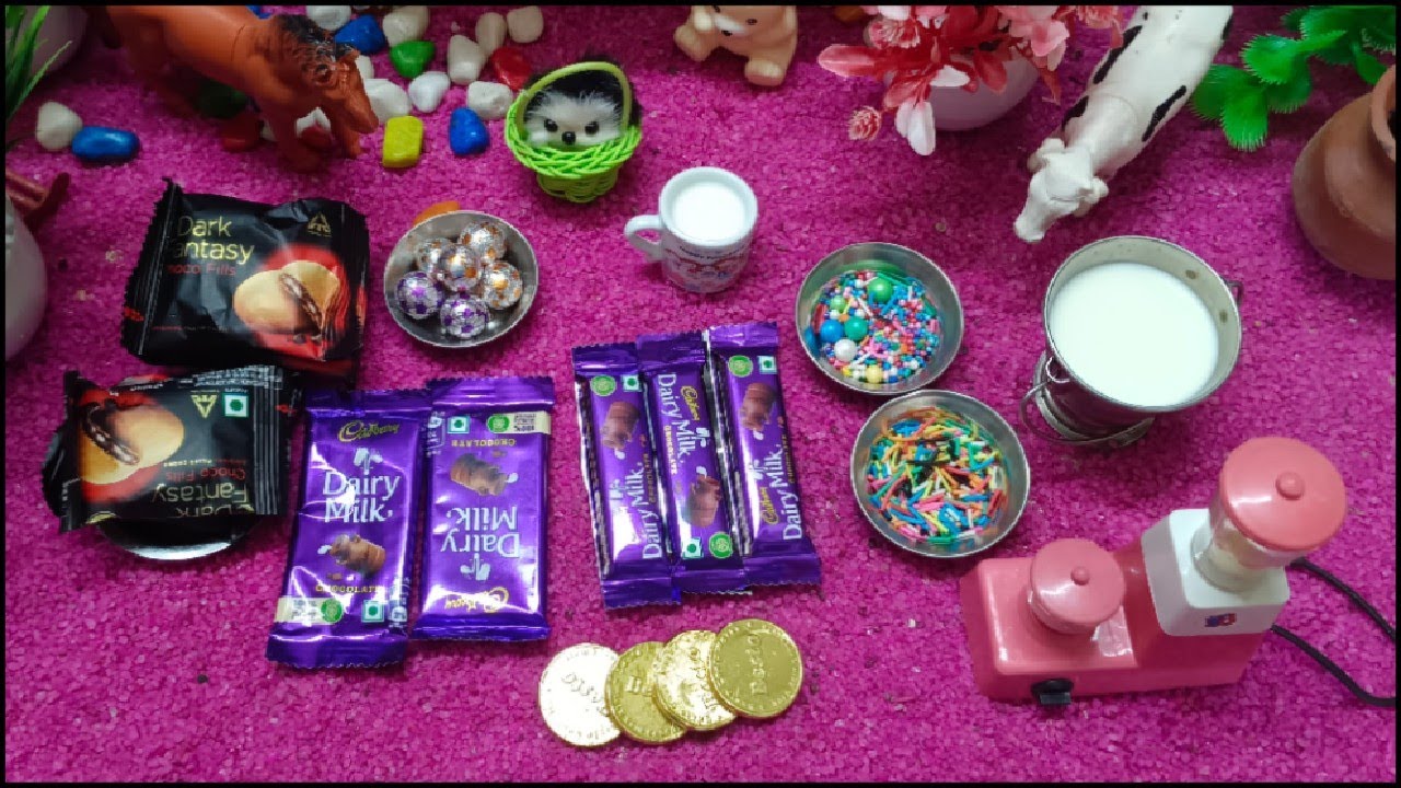 Miniature Dark Fantasy Milk Shake Dairy Milk Shake Chocolate Coin