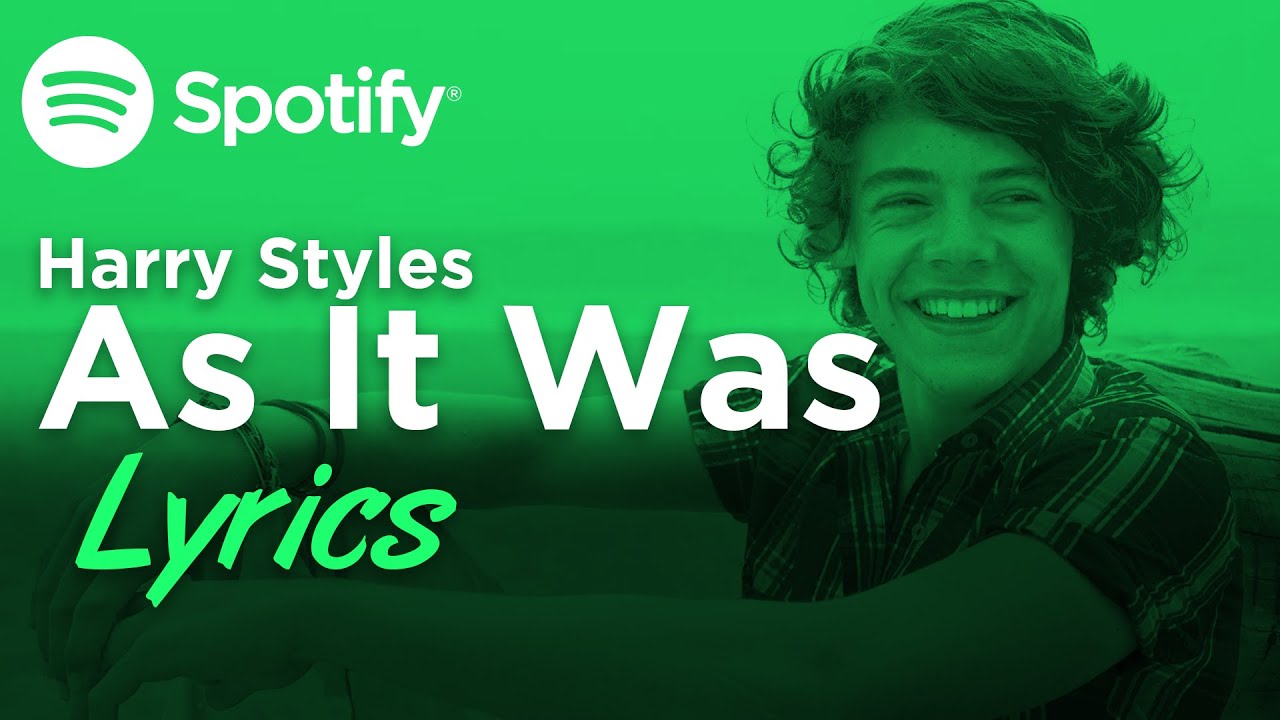 Harry Styles As It Was Official Lyrics - YouTube