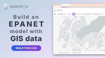 Build an EPANET model with GIS data using epanet-js