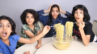 شفا عزمت صديقاتها على اندومي ! Shfa invite friends for noodles