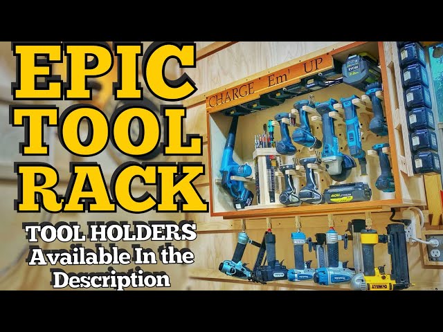 Power Tool Organizer - Cordless Tool Storage rack- Tool