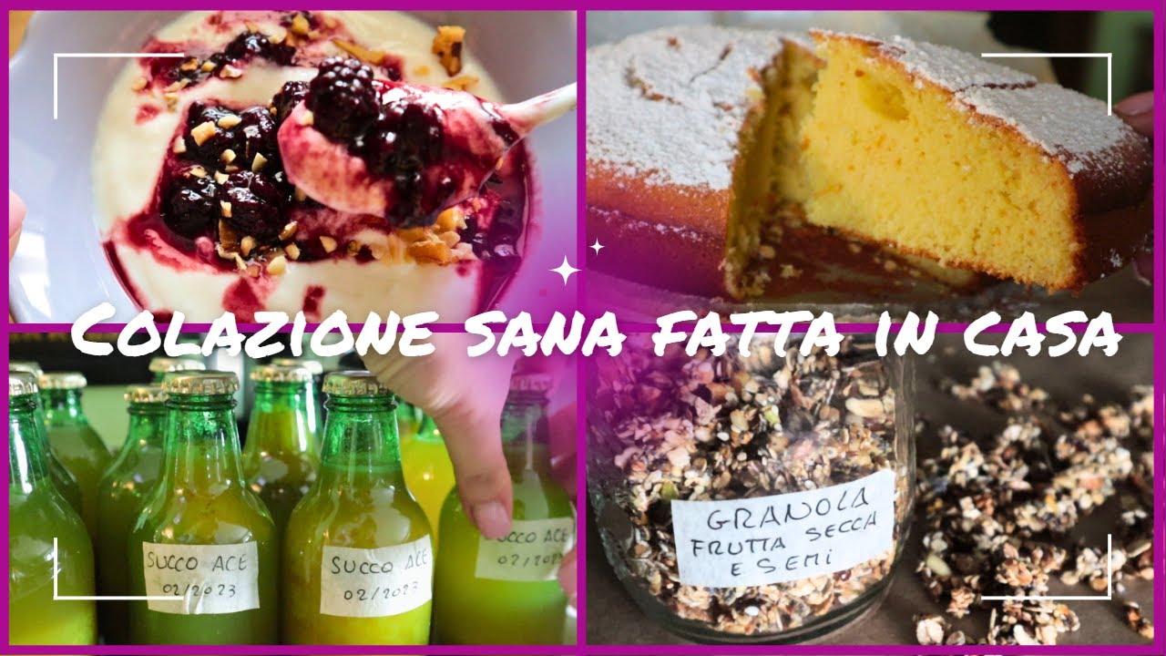 4 ricette FACILI per la COLAZIONE PRONTA