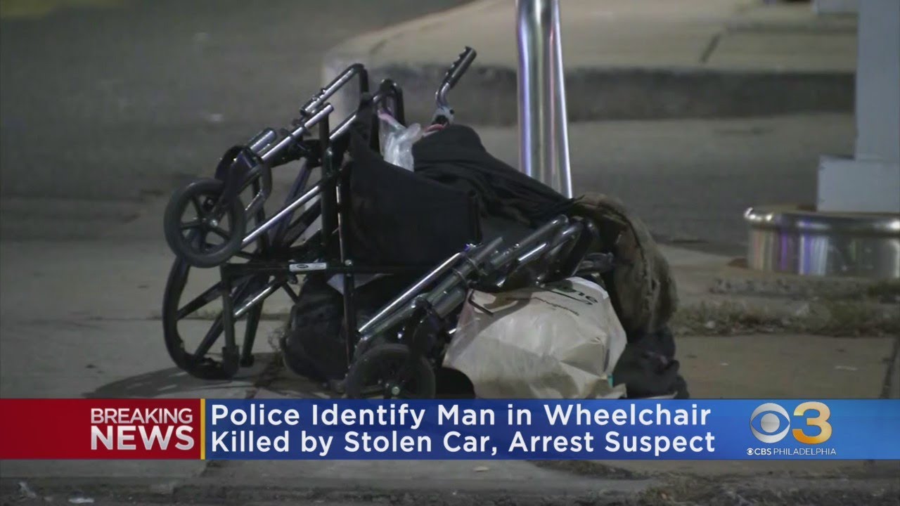 Police identify man in wheelchair killed by stolen car - YouTube