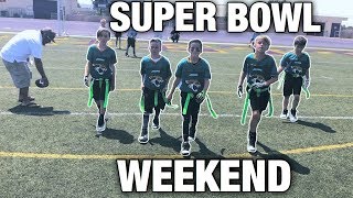 SUPER BOWL WEEKEND! | YOUTH FLAG FOOTBALL GAME NFL PLAY 60 screenshot 4
