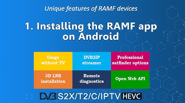 Video manual - part 1 - Installing the RAMF App on Android