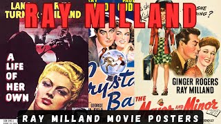 Ray Milland Welsh-American actor and film director movie posters