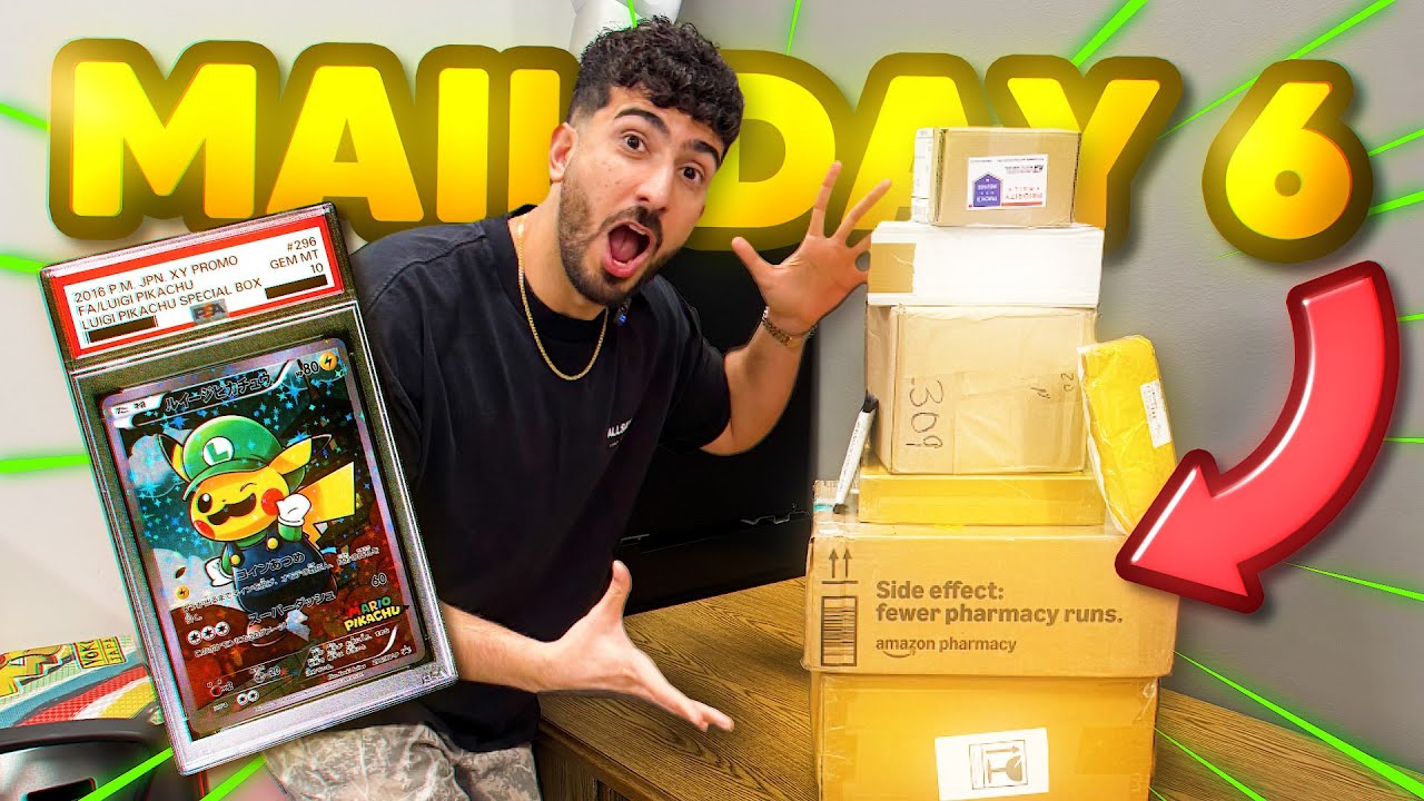 I CANT BELIVE THEY SENT ME THESE POKEMON GRAILS IN THE MAIL | GOATED MAIL DAY 6