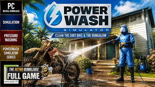 PowerWash Simulator (PC) Walkthrough | Clean the Dirt Bike & Bungalow | No Commentary screenshot 2