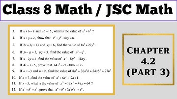3. Class 8 math Chapter 4.2 | JSC Math | English Version