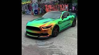 INSANE CHROME WRAPPED MUSTANG - COLOR SHIFTING WRAP 👌🏽 INSANE CHROME WRAPPED MUSTANG - COLOR SHIFTING WRAP 👌🏽