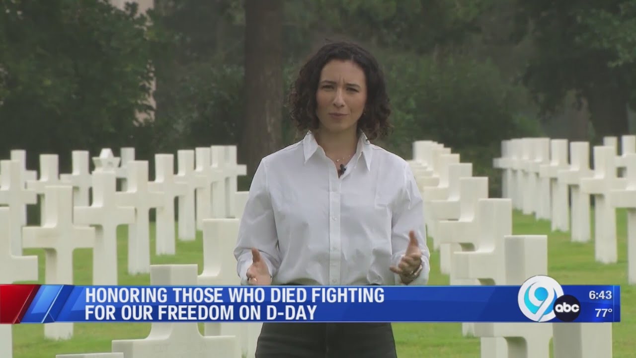 Honoring those who died fighting for our freedom on D-Day - YouTube