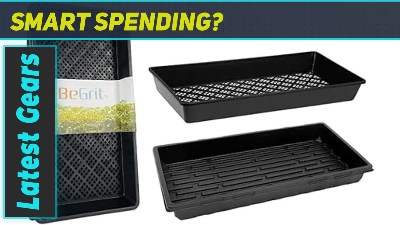 Efficient Mesh Trays for Healthy Plant Growth: BeGrit 1020 Trays Set Review