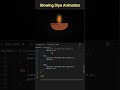 Glowing Diwali Diya Animation  | HTML CSS