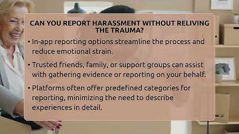 Can You Report Harassment Without Reliving The Trauma? - Everyday-Networking