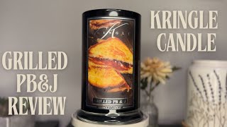 KRINGLE CANDLE | GRILLED PB&J CANDLE REVIEW