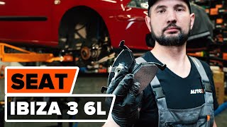 Cum schimb Set plăcuțe de frână, frână cu disc SEAT IBIZA IV (6L1) - tutoriale video