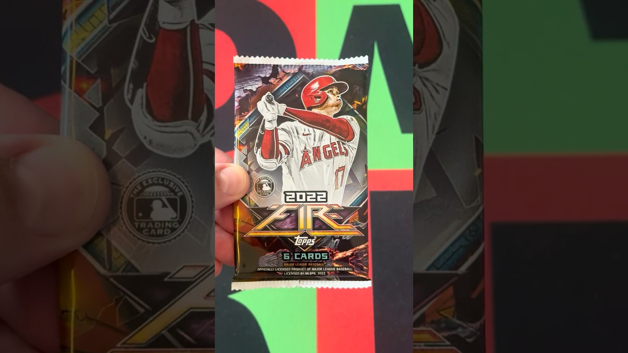 2022 Topps Fire MLB Baseball Blaster Box Pack #3!⚾ - YouTube