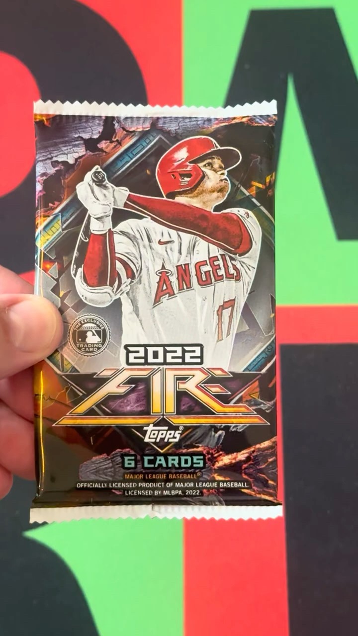 2022 Topps Fire MLB Baseball Blaster Box Pack #3!⚾ - YouTube