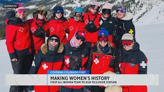 Telluride Ski Patrol makes history for all-women team