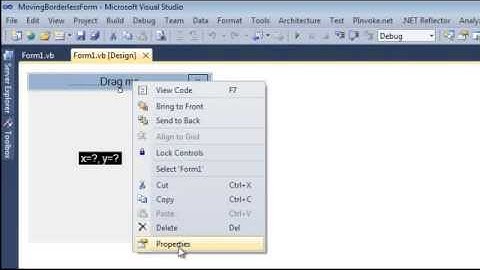 Practical VB.NET Tutorial- Moving Borderless Form