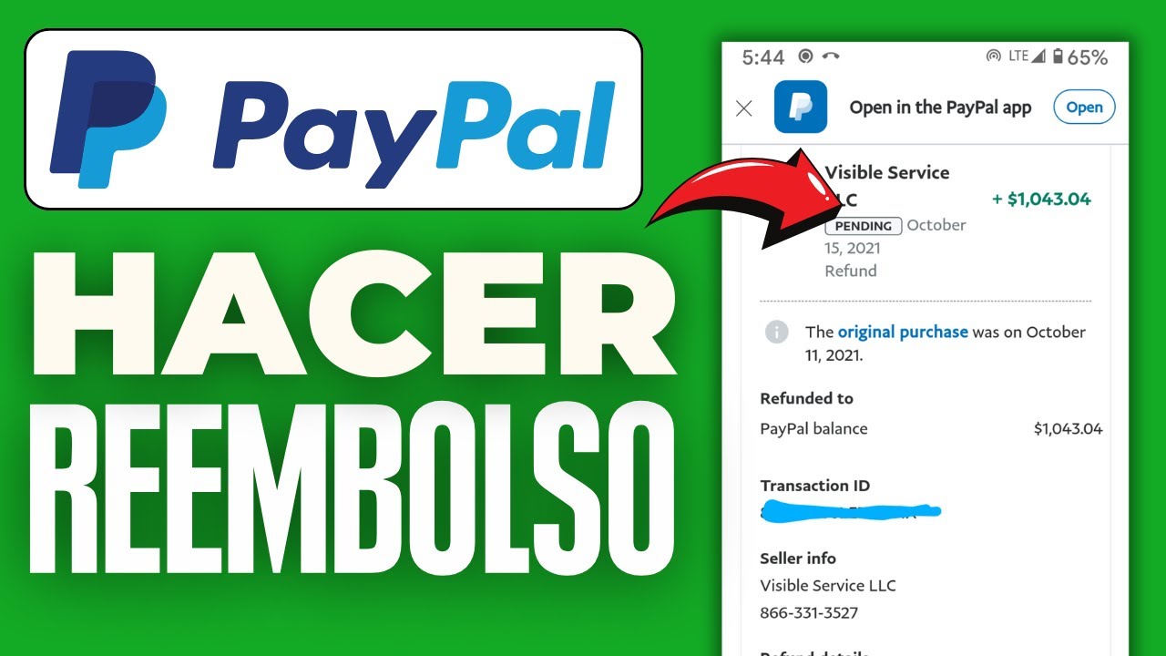 Cómo Hacer Un Reembolso En Paypal (2025)