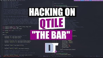 Configuring The Bar In Qtile