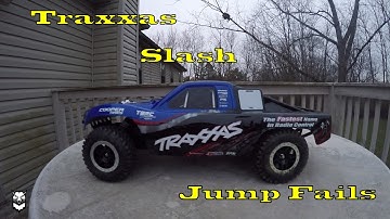 Traxxas Slash Jump Fails!!!!