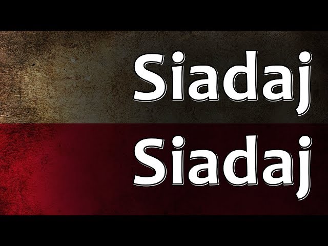 Polish Folk Song - Siadaj Siadaj class=