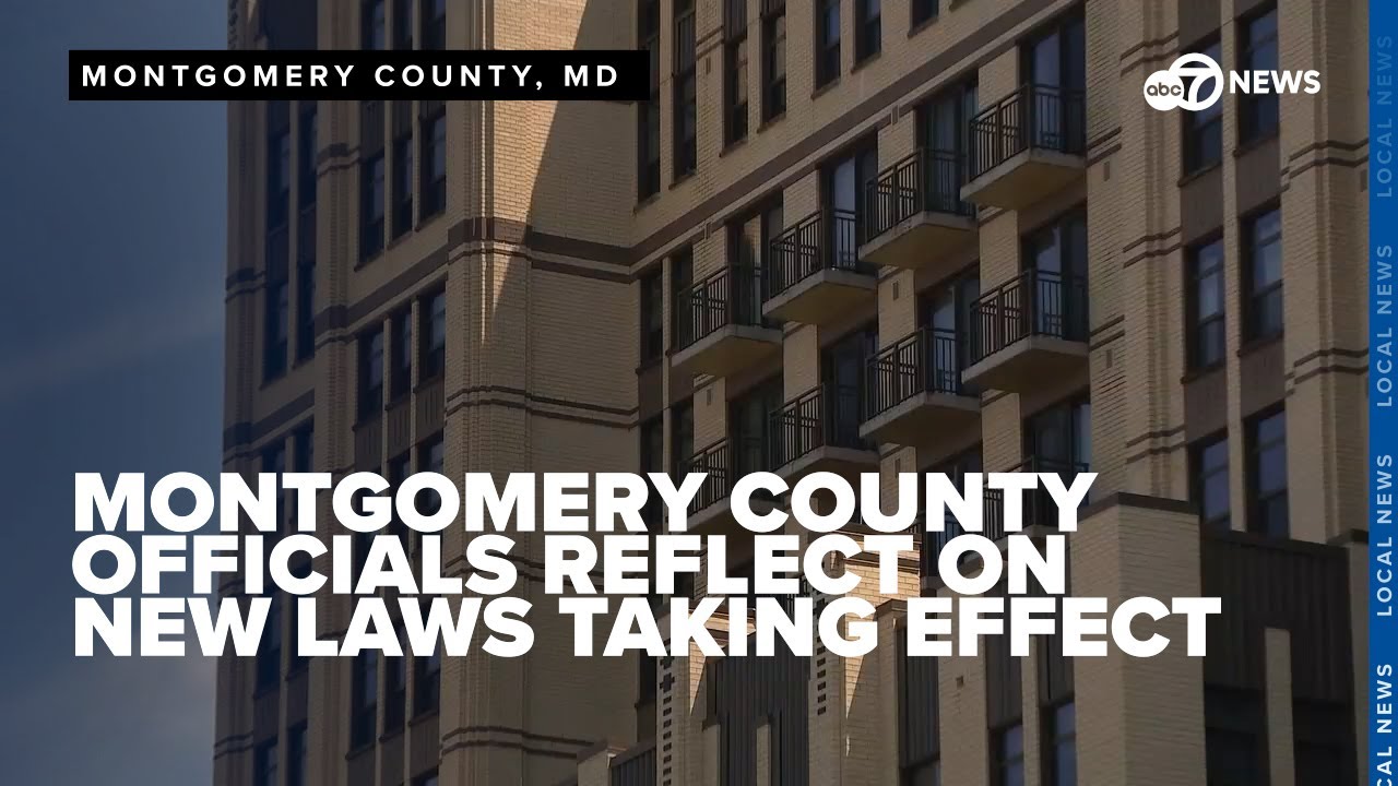 Montgomery County officials reflect on new laws taking effect YouTube