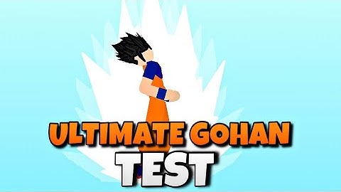 Ultimate Gohan Stick Nodes DBZ Animation Test | 500 SUBSCRIBERS