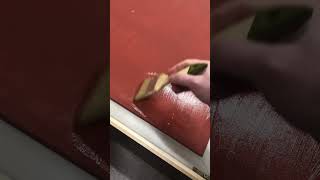 88.Прокрашивание доски.Установка в киот.Создание иконы Св.Татьяны Цена 11500$.