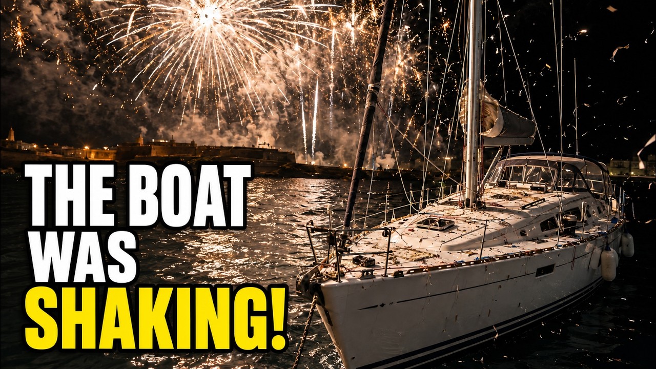⁣The Night Malta’s Fireworks Shook Our Boat!