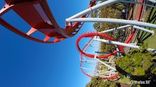 [hd pov] flight deck roller coaster pov - "time to take off on deck,
the incredible suspended jet coaster. soar through a 360-degree
vertical loop, tw...