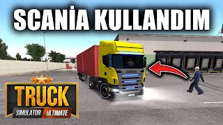 TIRA BİN GİDELİM !! SCANIA KULLANDIM | TRUCK SIMULATOR: ULTIMATE screenshot 2