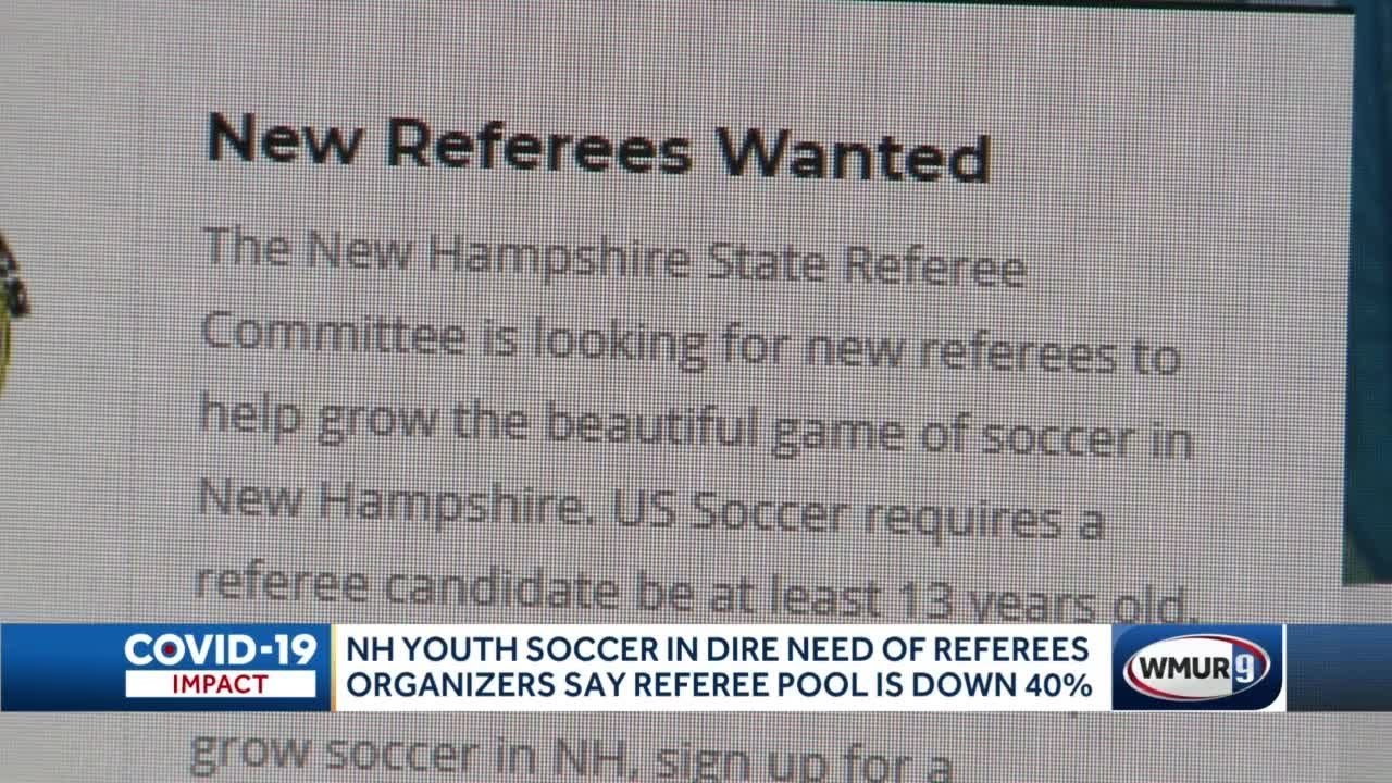 NH youth soccer in dire need of referees YouTube