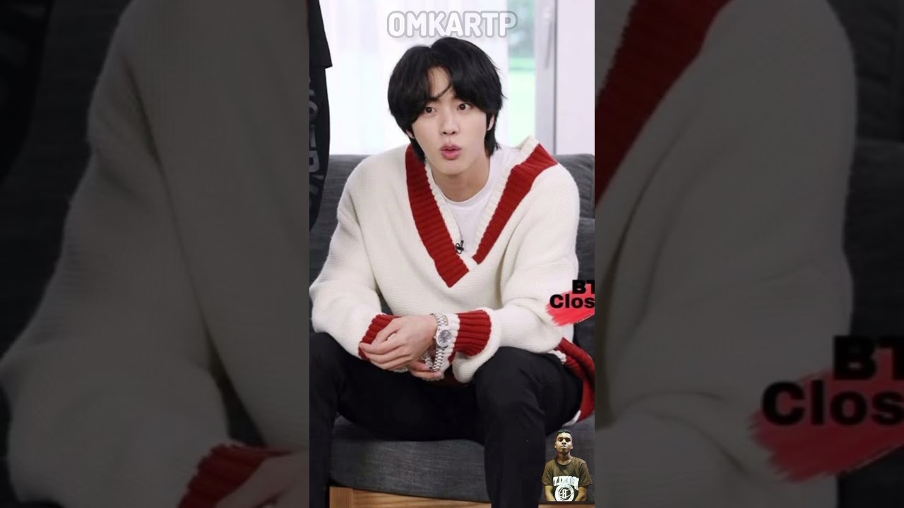 BTS member Jin Sweater With Gucci Shoes Price 