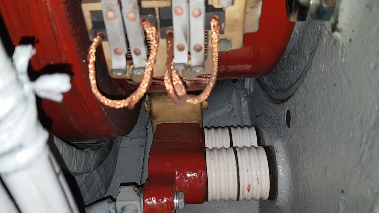 Lokomotywa EU07 - usterka III silnika trakcyjnego - iskiernik