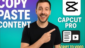 Copy Paste Content with CapCut Pro | Script to Video AI Tool (Easy Tutorial 2025) #YouTubeAutomation