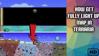 How get fully light up map in terraria 》no tl pro《 screenshot 4