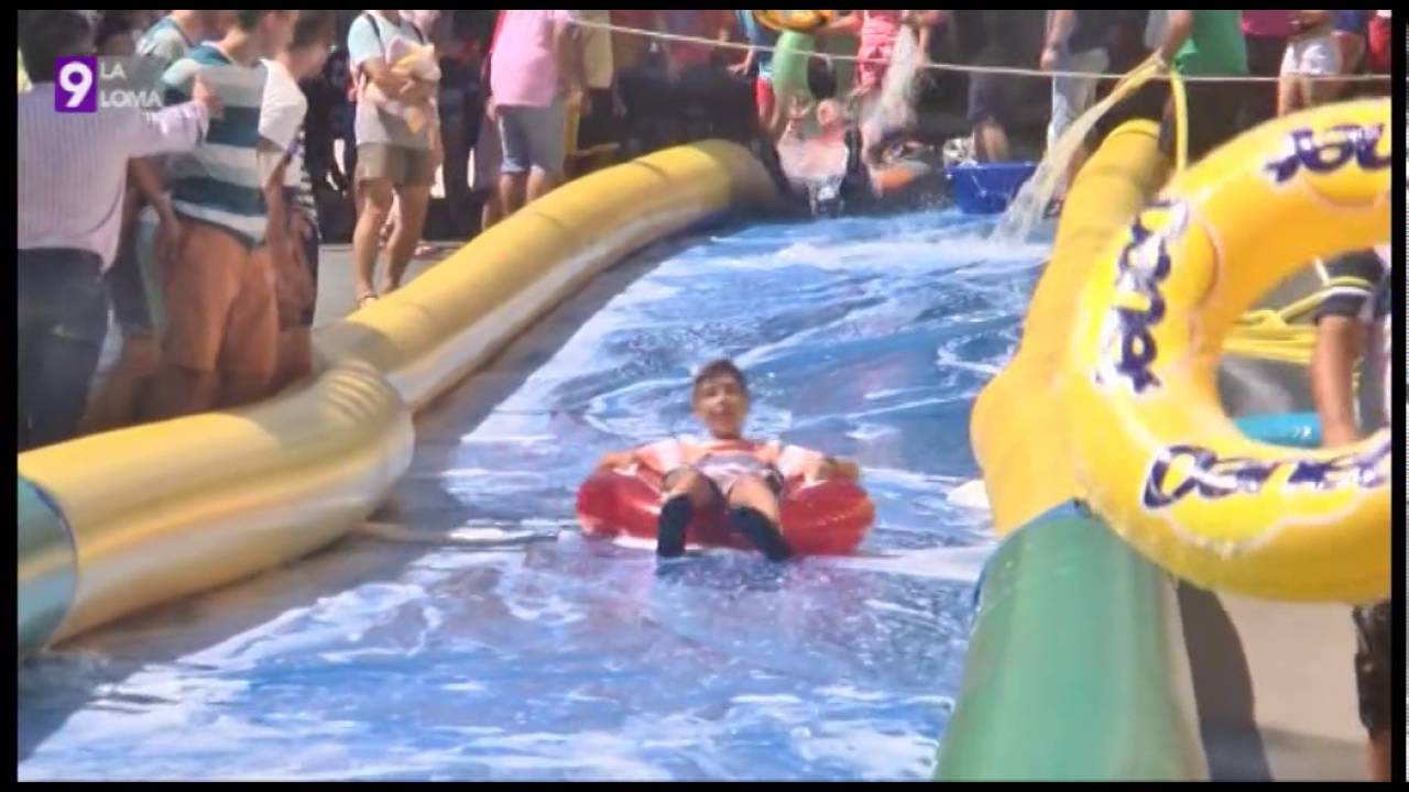 Feria de Begíjar 2016 · Tobogán acuático