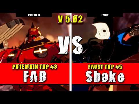 GGST | FAB (Potemkin) VS Shake (Faust) | Guilty Gear Strive High level gameplay