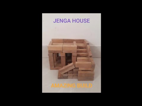 How to build a JENGA House | The Jenga Artist