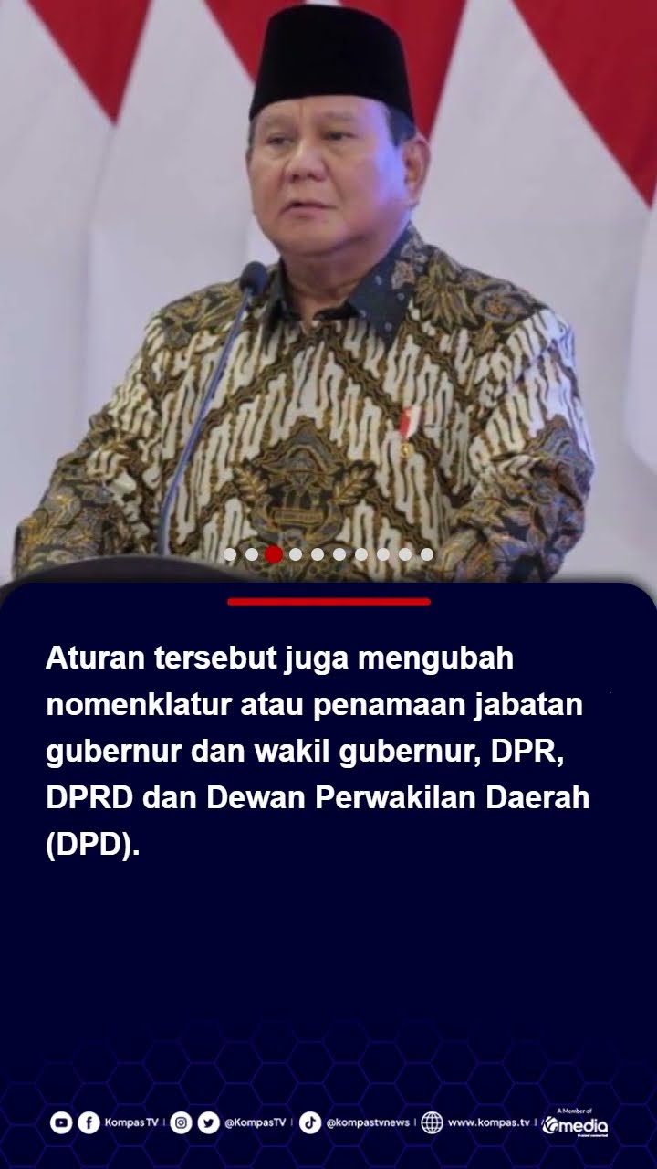 Presiden Prabowo Teken UU DKJ Status Jakarta Berubah jadi Daerah Khusus #prabowo #jakarta #ikn