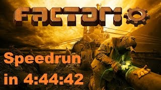 Factorio Speedrun in 4:44:42 (playback at 4x speed)