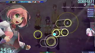 TRIPLE BOOKING- HANASAKU * SAIKYO LEGEND DAYS [Hard] osu! Gameplay